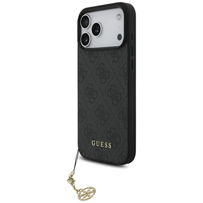 Изображение Guess - iPhone 17 Pro Max Tone on Tone 4G Charm Case Gray