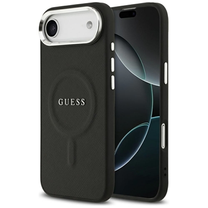Picture of Guess Apple iPhone Air PU Saffiano MagSafe Case Black