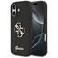 Picture of Guess Apple iPhone 17 PU Fixed Glitter 4G Metal Logo Case Black