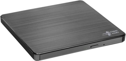 Изображение H.L Data Storage | Ultra Slim Portable DVD-Writer | GP60NB60 | Interface USB 2.0 | DVD±R/RW | CD read speed 24 x | CD write speed 24 x | Black | Desktop/Notebook