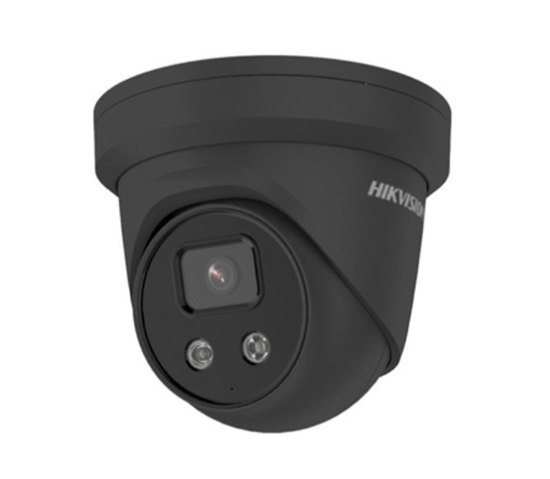 Picture of Hikvision IP Dome Camera DS-2CD2346G2-IU Dome, 4 MP, F2.8, IP66, H.265 +, Black, AcuSense / Darkfighter technologies, 256 GB, 103 °