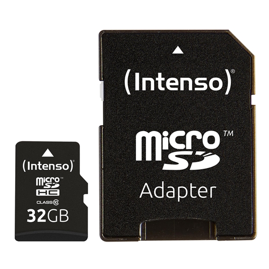 Picture of Intenso microSDHC           32GB C10 with Adapter