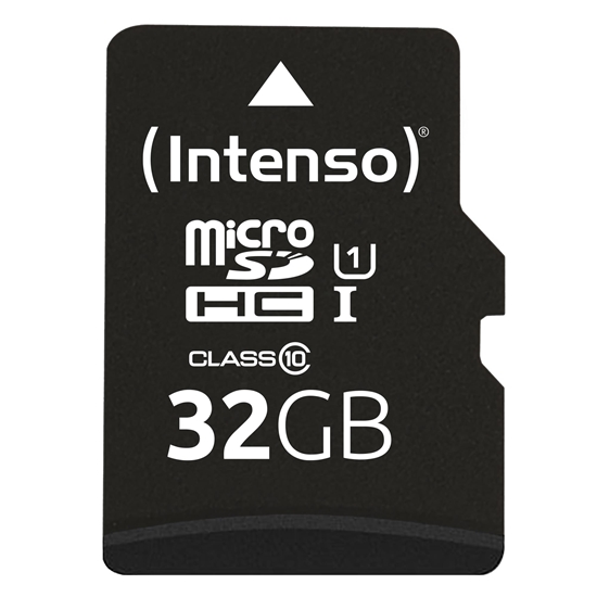 Picture of Intenso microSDHC Card      32GB C10 UHS-I Premium with Adapter