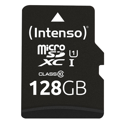 Picture of Intenso microSDXC Cards    128GB C10 UHS-I Premium with Adapter
