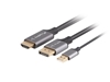 Picture of Kabel HDMI(M)-Displaypor(M) 1.8M 4K czarny