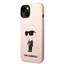 Изображение Karl Lagerfeld - Karl Lagerfeld Liquid Silicone Ikonik NFT Case for iPhone 14 Plus Pink