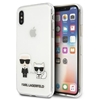 Picture of Karl Lagerfeld Karl Lagerfeld KLHCI65CKTR iPhone Xs Max hardcase Transparent Karl & Choupette