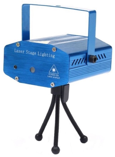 Изображение KL Mini Laser Stage Lighting Projetor CB01 Red & Green with FIGURE