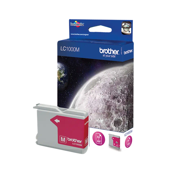 Изображение LC-1000M sarkana tintes kasete 400 lapām (6,5ml) (DCP130/540/750 MFC240/440/845)