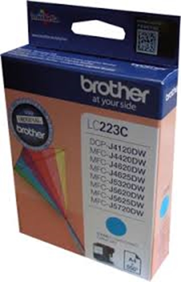 Picture of LC-223C Zilās tintes kasete 550lpp(DCP4120,MFCJ4620/J5320/J5620/J5720)