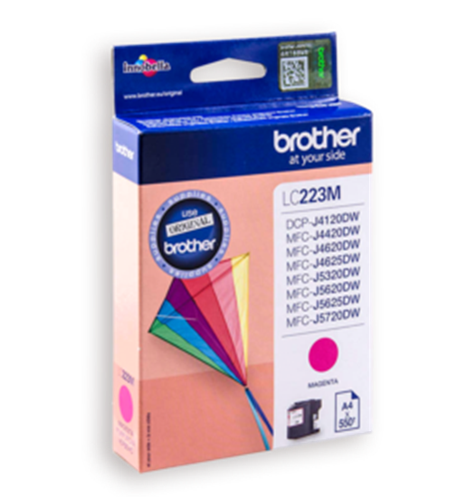 Изображение LC-223M Sarkanās tintes kasete 550lpp(DCP4120,MFCJ4620/J5320/J5620/J5720)