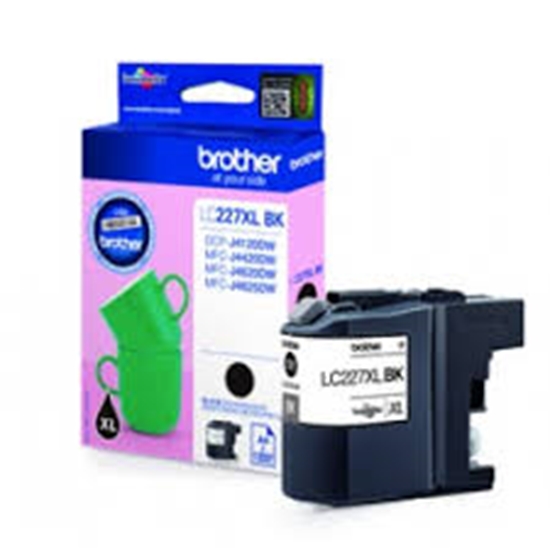 Picture of LC-227XLBK Melnās tintes kasete, 1200 lapām (DCPJ4120, MFCJ4620)