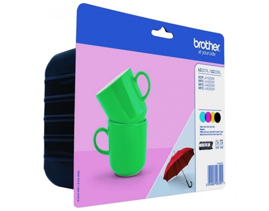 Picture of LC-227XLVALBP tinšu 4 krāsu komplekts 1200lpp(DCP4120,MFCJ4620)