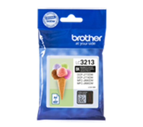 Изображение LC-3213BK Melnās tintes kasete 400lpp (DCP-J572/ 772/ 774, MFC-J491/ 497/ 890/ 895)