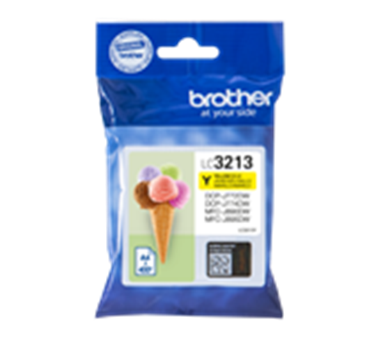 Picture of LC-3213Y Dzeltena tintes kasete 400lpp (DCP-J572/ 772/ 774, MFC-J491/ 497/ 890/ 895)