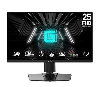 Изображение LCD Monitor|MSI|G255PF E2|24.5"|Gaming|Panel IPS|1920x1080|16:9|180Hz|1 ms|Speakers|Swivel|Pivot|Height adjustable|Tilt|G255PFE2