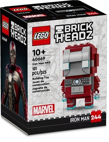 Изображение LEGO BrickHeadz Figurka Iron Man MK5 (40669)
