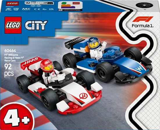 Изображение LEGO City 60464 F1 Williams Racing & Haas F1 Race Cars