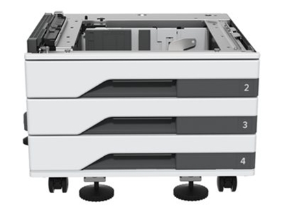 Attēls no Lexmark CX93x, MX93x 3 x 520-Sheet Tray with Caster | Lexmark | Media tray / feeder - 1560 sheets