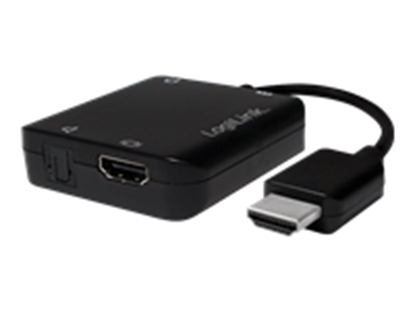 Picture of Adapter AV LogiLink HDMI - Toslink czarny (CV0106)