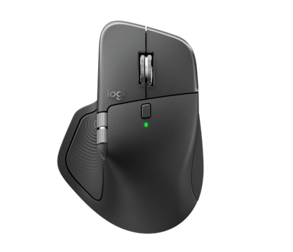 Изображение Logitech MX Master 4 for Business Wireless Mouse RF Wireless + Bluetooth, 8000 DPI, Graphite