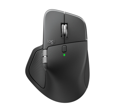 Picture of Logitech MX Master 4 for Business Wireless Mouse RF Wireless + Bluetooth, 8000 DPI, Graphite