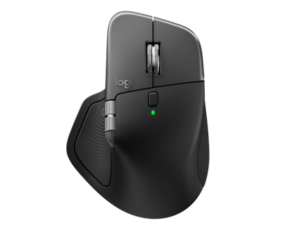 Picture of Logitech MX Master 4 for MAC Wireless Mouse RF Wireless + Bluetooth, 8000 DPI, Space Black