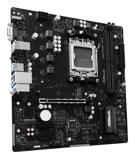 Изображение Mainboard|ASROCK|AMD A620A|micro ATX|RAM DDR5-SDRAM|2xSlots|A620AM-HVS