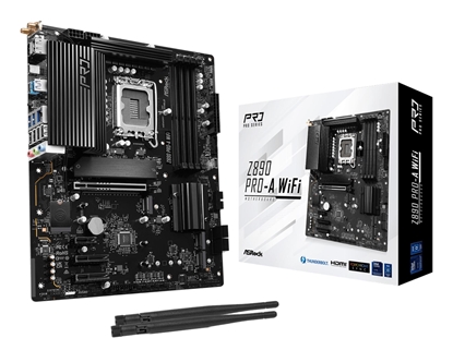 Attēls no Mainboard|ASROCK|Intel Z890|LGA1851|ATX|Memory DDR5|Memory slots 4|Z890PRO-AWIFI