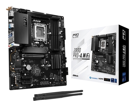Picture of Mainboard|ASROCK|Intel Z890|LGA1851|ATX|Memory DDR5|Memory slots 4|Z890PRO-AWIFI