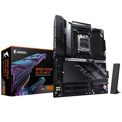 Attēls no Mainboard|GIGABYTE|AMD B850|SAM5|ATX|Memory DDR5|Memory slots 4|B850AELITEWF71.1