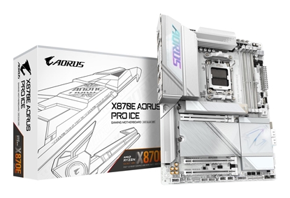 Attēls no Mainboard|GIGABYTE|AMD X870E|SAM5|ATX|Memory DDR5|Memory slots 4|X870EAORUSPROICE1.1