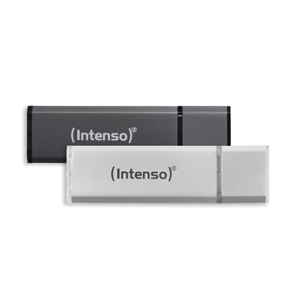 Изображение MEMORY DRIVE FLASH USB2 32GB/2PCS SILV/ ANT 3521480 INTENSO
