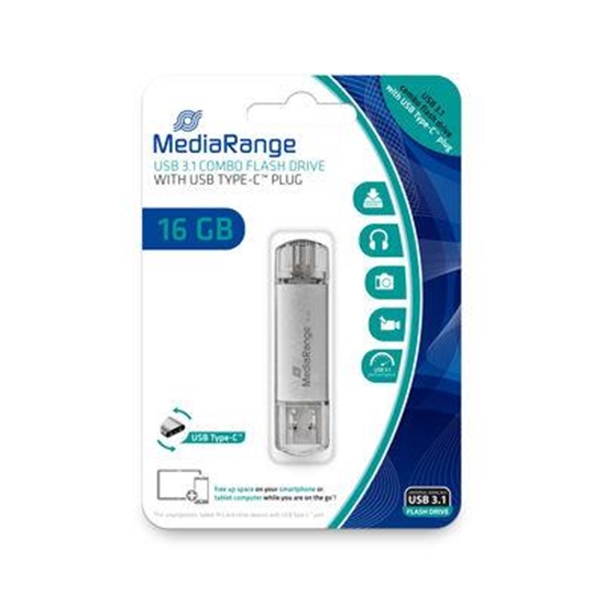 Picture of MEMORY DRIVE FLASH USB3 16GB/MR935 MEDIARANGE