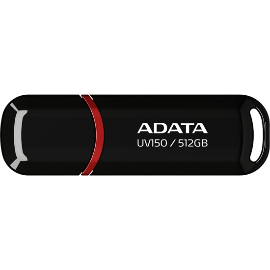 Изображение MEMORY DRIVE FLASH USB3 512GB/BLACK AUV150-512G-RBK ADATA