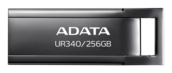 Изображение MEMORY DRIVE FLASH USB3.2 256G/BLACK AROY-UR340-256GBK ADATA