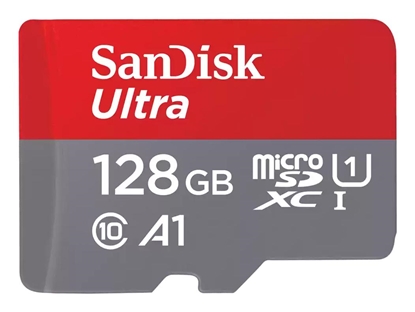 Attēls no MEMORY MICRO SDXC 128GB UHS-I/W/A SDSQUAB-128G-GN6MT SANDISK