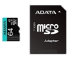 Изображение MEMORY MICRO SDXC 64GB W/ADAP./AUSDX64GUI3V30SA2-RA1 ADATA