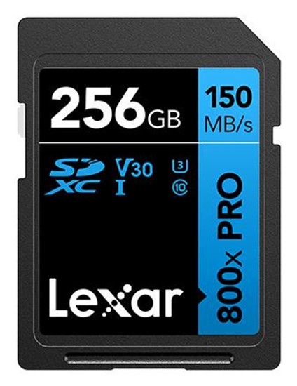 Изображение MEMORY SDXC 256GB UHS-I/LSD0800P256G-BNNNG LEXAR