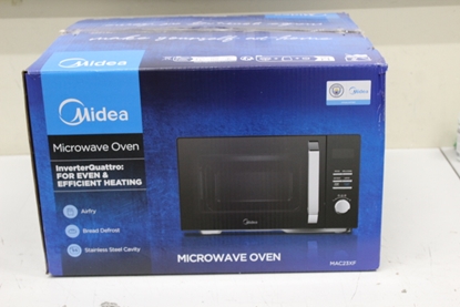 Attēls no Midea SALE OUT. MAC23XF Microwave oven with Grill, Convection and Airfry, 23 L, Digital control, Black | Microwave Oven | MAC23XF | Free standing | 23 L | 800 W | Convection | Grill | Black | DAMAGED PACKAGING
