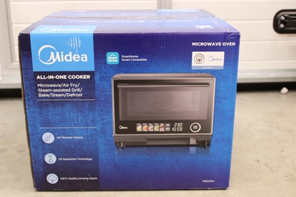 Picture of SALE OUT. Midea MSO25H Microwave oven with Grill, Airfry and Steam function, 25 L, Black | SALE OUT. Midea Microwave oven | MSO25H | Free standing | 25 L | 1000 W | Convection | Grill | Black | DEMO