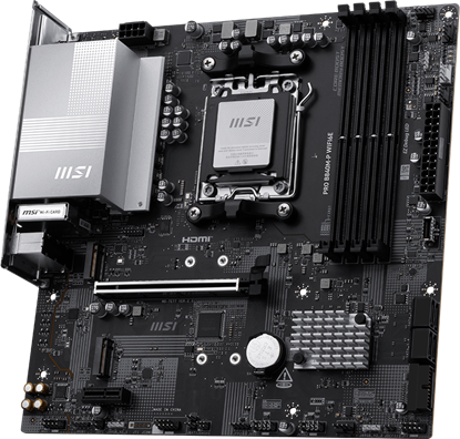 Attēls no MSI PRO B840M-P WIFI6E Intel B840 Motherboard