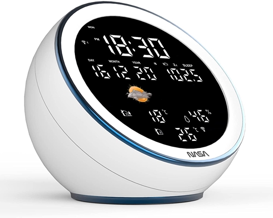 Изображение Nasa WSP1500 white Weather Station/Speaker BT Moon