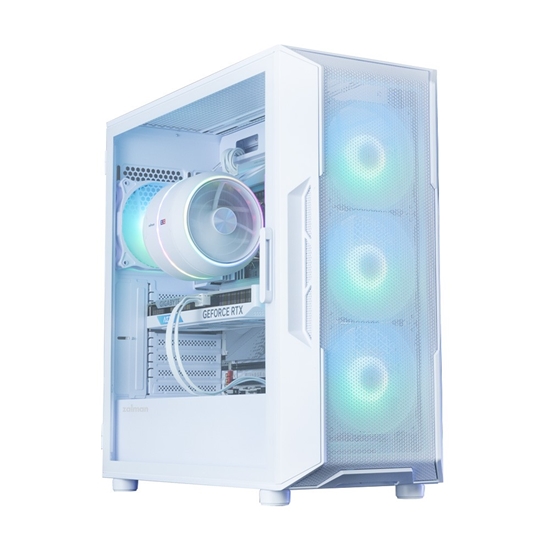 Изображение Obudowa I3 NEO V2 Mid Tower ARGB fan x4 biała