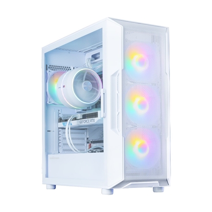 Picture of Obudowa I3 NEO V2 Mid Tower RGB fan x4 biała