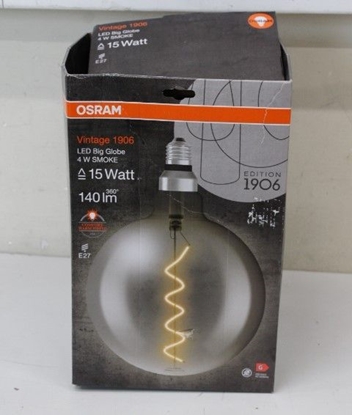 Attēls no Osram SALE OUT. LED Vintage 1906 Big Globe 15 Filament 4W 818 Smoke E27 | DAMAGED PACKAGING | DAMAGED PACKAGING