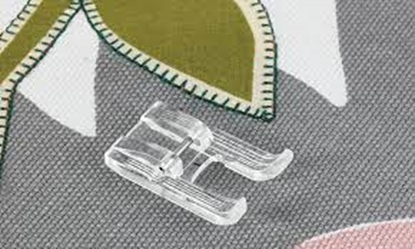 Picture of Pēdiņa ar atvērumu, plastmasas, aplikācijām, F027, 7mm