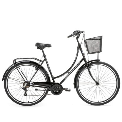 Изображение Pilsētas velosipēds Bisan 28 Paradise melns (M)