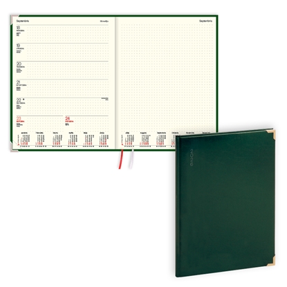 Picture of Plānotājs 2026.gadam EKO FORTUNE A4, nedēļa, balacron, zaļa