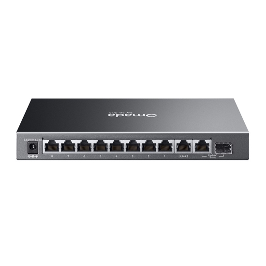 Picture of Przełącznik zarządzalny ES210GP Omada 10-Port Gigabit Easy Managed Switch with 8-Port PoE+ 